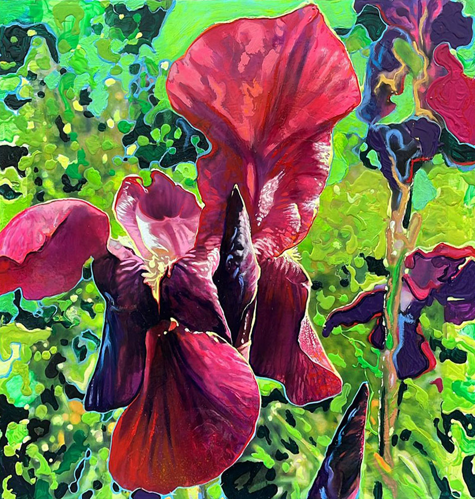 This is a such a stunning piece. 🪻✨

Iris by Nico Paladini
oil paint on wood board - 74 x 74 cm - 2025

#nicopaladini #contemporaryart #artgallery #tuscanart #tuscany #artoftheday #localartist #labottegaartgallery #chiantilovers #localbusiness #contemporaryartists #artlovers #italianartist #chiantilove #castellinainchanti #artwillsaveus #artgram #castellinainchianti #arteintoscana #artworldwide #toscana #chiantiart #chianti #friendship #summervibes