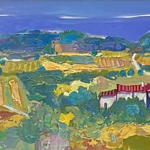 Paesaggio toscano verso Bibbiano