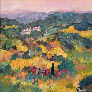 Paesaggio toscano verso Vescovado