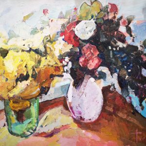 Vasi con fiori