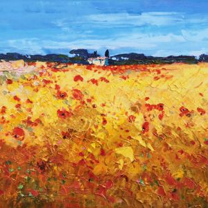 Paesaggio con grano
