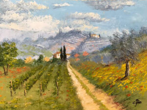 Paesaggio in primavera