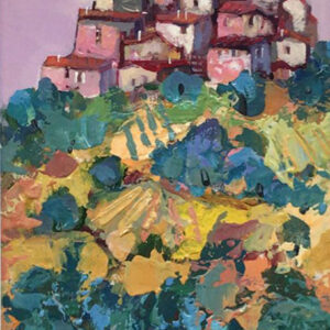 Piccolo paesaggio toscano, Meleto